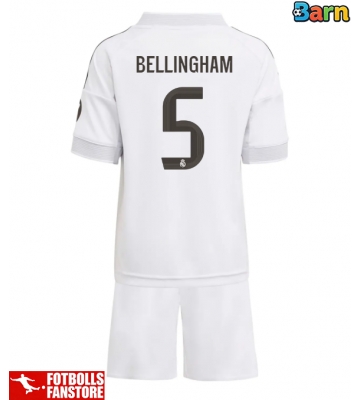 Real Madrid Jude Bellingham #5 Hemmatröja Barn 2025-26 Kortärmad (+ Korta byxor)